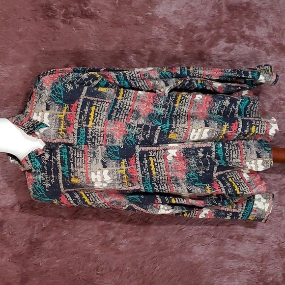 Alexander Power Abstract Button Down NWOT - Picture 1 of 6